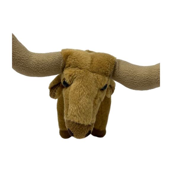 Fiesta Longhorn Standing Bull 12" Plush Stuffed Rancher Animal Texas Cowboy Toy - Picture 3 of 15
